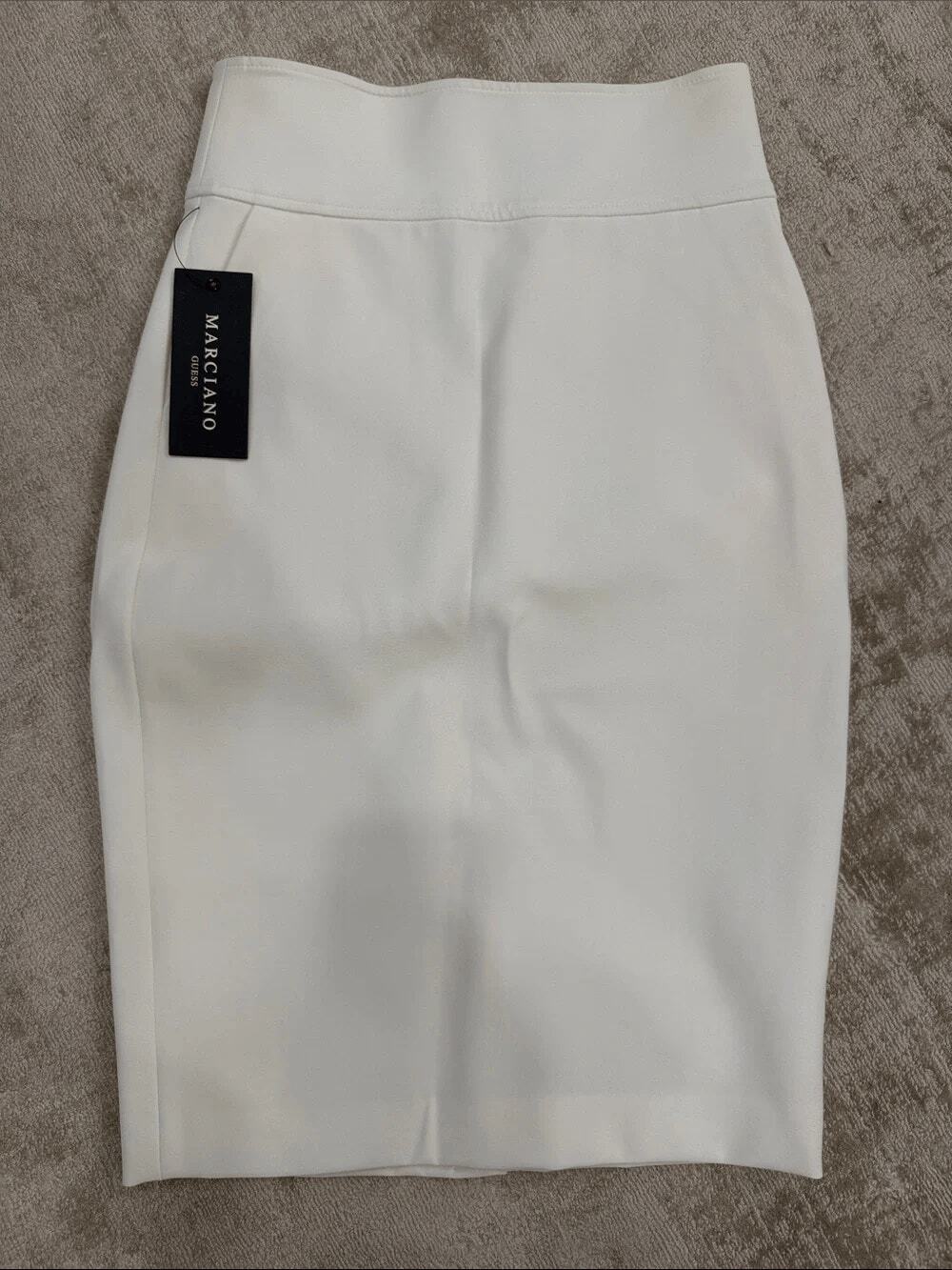 Marciano Cream High-Rise Pencil Skirt Size 0